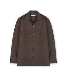 BESLOW（ビースロー）の「MILITARY CONVERTIBLE COLLAR SHIRTS MOCCA（シャツ/ブラウス）」