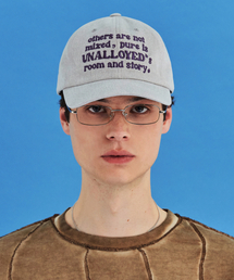 UNALLOYED（アナロイド）の「スローガンキャップ / グレー（キャップ）」