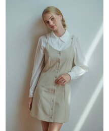 Scone mini dress (beige)