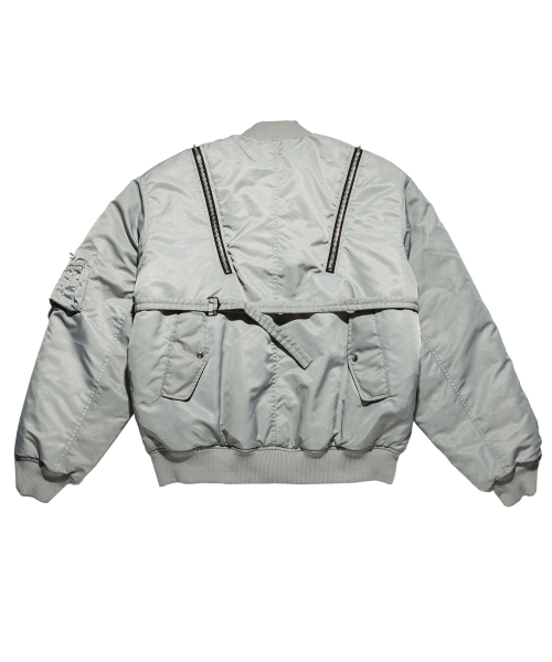 SCHISM INDUCING(スキズムインデューシング)の「ZIP BOMBER GREY(ブルゾン・レディース・その他・MEDIUM/LARGE)」の5枚目の写真