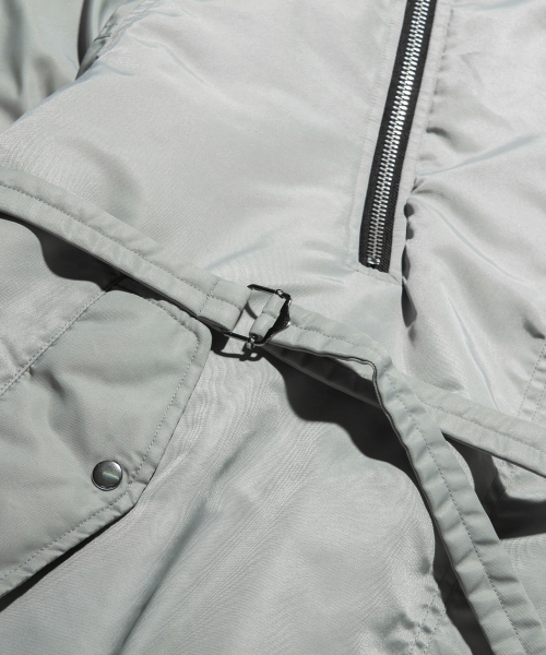 SCHISM INDUCING(スキズムインデューシング)の「ZIP BOMBER GREY(ブルゾン・レディース・その他・MEDIUM/LARGE)」の6枚目の写真