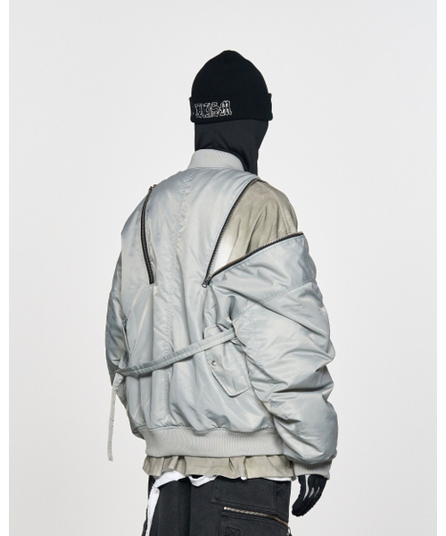 SCHISM INDUCING(スキズムインデューシング)の「ZIP BOMBER GREY(ブルゾン・レディース・その他・MEDIUM/LARGE)」の9枚目の写真