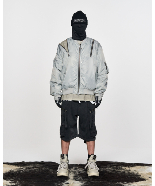 SCHISM INDUCING(スキズムインデューシング)の「ZIP BOMBER GREY(ブルゾン・レディース・その他・MEDIUM/LARGE)」の10枚目の写真
