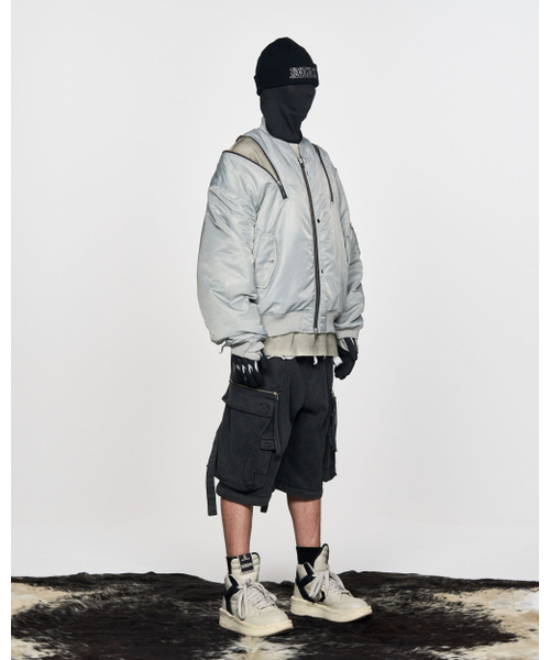 SCHISM INDUCING(スキズムインデューシング)の「ZIP BOMBER GREY(ブルゾン・レディース・その他・MEDIUM/LARGE)」の11枚目の写真