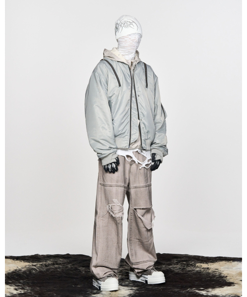 SCHISM INDUCING(スキズムインデューシング)の「ZIP BOMBER GREY(ブルゾン・レディース・その他・MEDIUM/LARGE)」の14枚目の写真