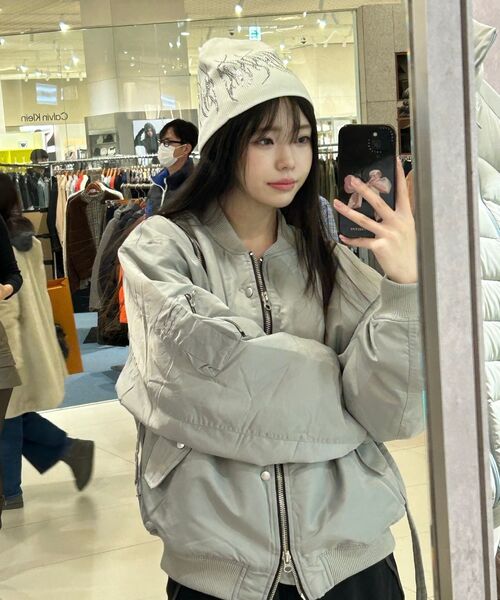 SCHISM INDUCING(スキズムインデューシング)の「ZIP BOMBER GREY(ブルゾン・レディース・その他・MEDIUM/LARGE)」の18枚目の写真