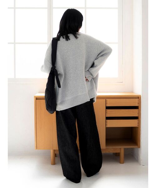 Ungrid(アングリッド)の「アンゴラ混ジップニットカーデ(カーディガン/ボレロ・レディース・レッド/ライトグレー/オフホワイト・FREE)」の12枚目の写真