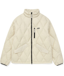 COVERNAT | RDS ハイライトスタンドカラー ダウン アイボリー(ダウンジャケット/コート)