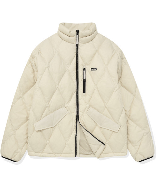 COVERNAT（カバーナット）の「RDS ハイライトスタンドカラー ダウン アイボリー（ダウンジャケット/コート・レディース・その他・SMALL/X-LARGE/LARGE/MEDIUM）」の3枚目の写真