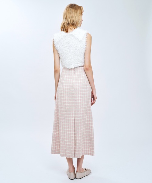 DEICY（デイシー）の「リボンシャギーカラーニット（ニット/セーター・レディース・ライトブルー/ラベンダー/オフホワイト・FREE）」の7枚目の写真