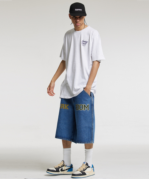 CREAM SODA LAB(クリームソーダラボ)の「15MIN クォーター チームプレイ グラフィック ロゴ 半袖Tシャツ ライトグレー パープル(Tシャツ/カットソー・レディース・その他・LARGE/MEDIUM/X-LARGE/XX-LARGE)」の5枚目の写真