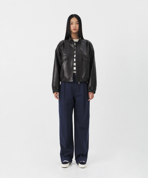 grove（グローブ）の「BASTON LEATHER ZIP-UP JACKET（ライダースジャケット・レディース・ブラウン・FREE）」の6枚目の写真