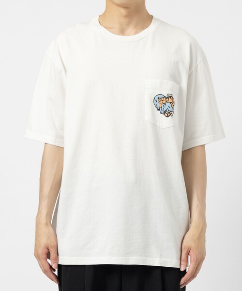 KENZO（ケンゾー）の「【KENZO/ケンゾー】FE65TS2854SG CLASSIC POCKET T-SHIRT（Tシャツ/カットソー・メンズ・ホワイト・L）」の2枚目の写真