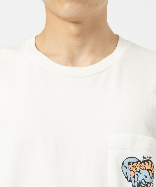 KENZO（ケンゾー）の「【KENZO/ケンゾー】FE65TS2854SG CLASSIC POCKET T-SHIRT（Tシャツ/カットソー・メンズ・ホワイト・L）」の5枚目の写真
