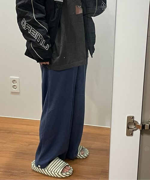 SAYUU（サユ）の「ブラシバンディングワイドパンツブルー（その他パンツ・レディース・その他・FREE）」の6枚目の写真