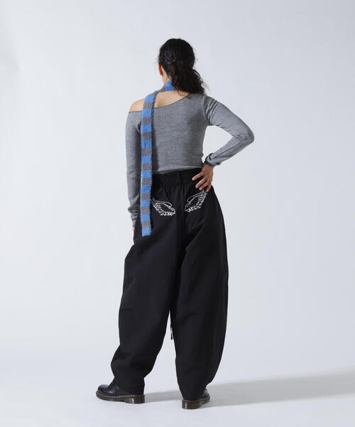 ROYAL FLASH（ロイヤルフラッシュ）の「MITSUKI/ミツキ/切り替えワンショルダートップス（ニット/セーター・レディース・グレー・F）」の12枚目の写真