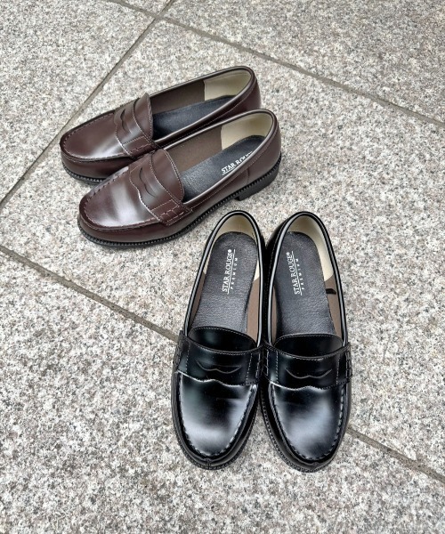 Shoes in Closet(シューズインクローゼット)の「スタンダード シンプル コイン ローファー 4158(ローファー・レディース・ダークブラウン/ブラック・24.5cm/24.0cm/23.0cm/22.5cm/23.5cm/25.0cm)」の21枚目の写真