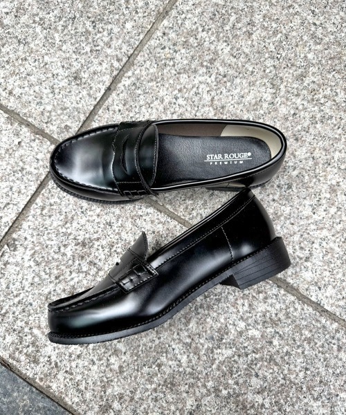 Shoes in Closet(シューズインクローゼット)の「スタンダード シンプル コイン ローファー 4158(ローファー・レディース・ダークブラウン/ブラック・24.5cm/24.0cm/23.0cm/22.5cm/23.5cm/25.0cm)」の10枚目の写真