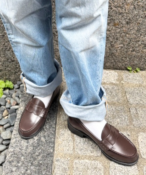 Shoes in Closet(シューズインクローゼット)の「スタンダード シンプル コイン ローファー 4158(ローファー・レディース・ダークブラウン/ブラック・24.5cm/24.0cm/23.0cm/22.5cm/23.5cm/25.0cm)」の15枚目の写真