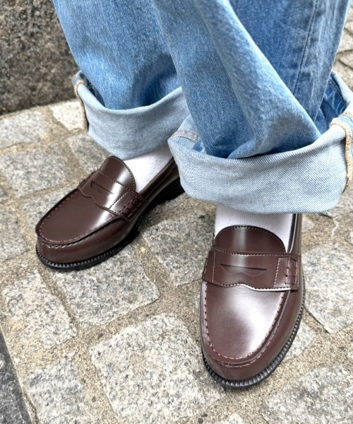 Shoes in Closet(シューズインクローゼット)の「スタンダード シンプル コイン ローファー 4158(ローファー・レディース・ダークブラウン/ブラック・24.5cm/24.0cm/23.0cm/22.5cm/23.5cm/25.0cm)」の16枚目の写真