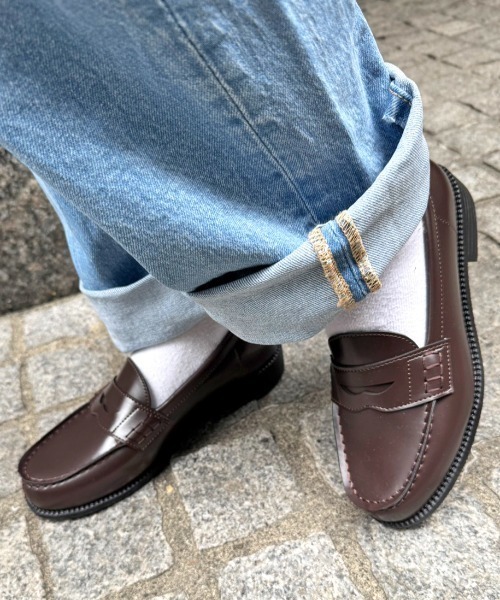 Shoes in Closet(シューズインクローゼット)の「スタンダード シンプル コイン ローファー 4158(ローファー・レディース・ダークブラウン/ブラック・24.5cm/24.0cm/23.0cm/22.5cm/23.5cm/25.0cm)」の14枚目の写真