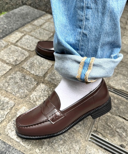 Shoes in Closet(シューズインクローゼット)の「スタンダード シンプル コイン ローファー 4158(ローファー・レディース・ダークブラウン/ブラック・24.5cm/24.0cm/23.0cm/22.5cm/23.5cm/25.0cm)」の17枚目の写真