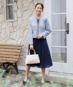 【洗える】ジャケット＆ワンピース/アンサンブルスーツ/セレモニー/formformaオリジナル/卒業式（卒園式）/入学式（入園式）/学校行事/七五三/お宮参り/オフィス/安心/定番スーツ