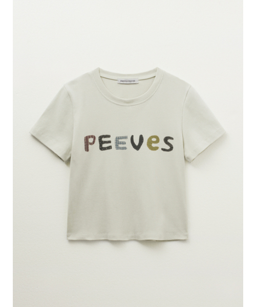 PEEVES PEEVES(フィブス フィブス)の「スキャンドニードルワーククロップドTシャツ / ライム(Tシャツ/カットソー・レディース・その他・FREE)」の2枚目の写真