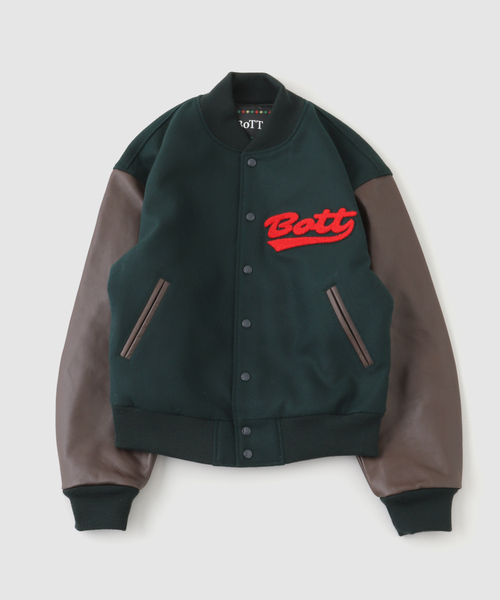 セール】BoTT / ボット WOLF VARSITY JACKET（スタジャン）｜BOTT
