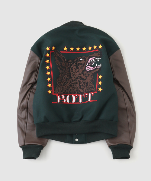 セール】BoTT / ボット WOLF VARSITY JACKET（スタジャン）｜BOTT