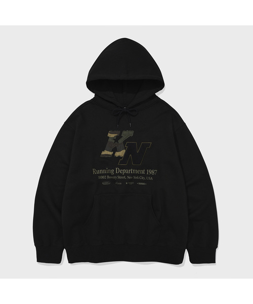 KANEITEI(カネイテイ)の「KN-DEPT HOODIE (BLACK)(パーカー・レディース・ブラック・MEDIUM/LARGE/X-LARGE)」の1枚目の写真