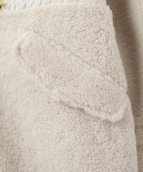 VICKY（ビッキー）の「ショートボアナカワタドロストブルゾン（ブルゾン・レディース・ブラック/ブラウン・M）」の4枚目の写真