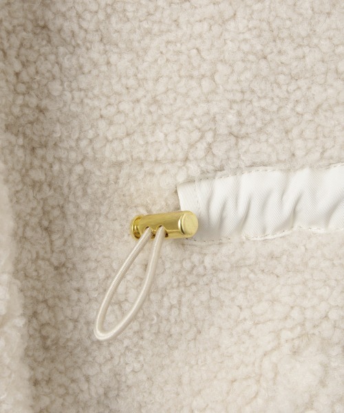 VICKY（ビッキー）の「ショートボアナカワタドロストブルゾン（ブルゾン・レディース・ブラック/ブラウン・M）」の5枚目の写真