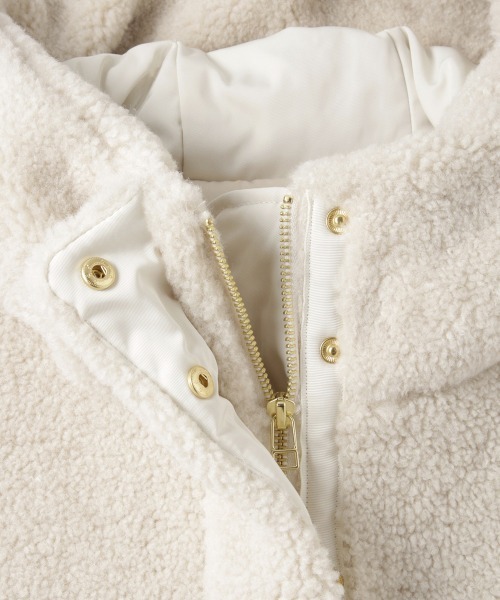 VICKY（ビッキー）の「ショートボアナカワタドロストブルゾン（ブルゾン・レディース・ブラック/ブラウン・M）」の6枚目の写真