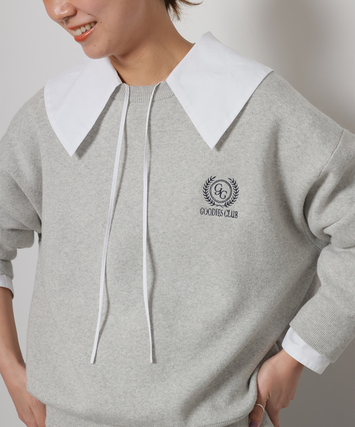 JOURNAL STANDARD relume(ジャーナルスタンダード レリューム)の「《追加 / 新色》ビッグカラーブラウス(シャツ/ブラウス・レディース・ブルー系その他/ホワイト・FREE)」の1枚目の写真