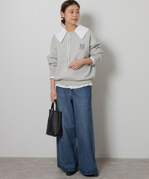 JOURNAL STANDARD relume(ジャーナルスタンダード レリューム)の「《追加 / 新色》ビッグカラーブラウス(シャツ/ブラウス・レディース・ブルー系その他/ホワイト・FREE)」の19枚目の写真