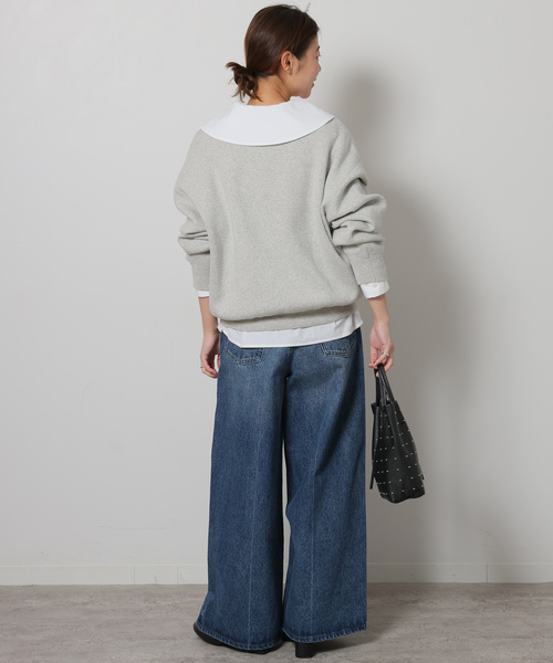 JOURNAL STANDARD relume(ジャーナルスタンダード レリューム)の「《追加 / 新色》ビッグカラーブラウス(シャツ/ブラウス・レディース・ブルー系その他/ホワイト・FREE)」の21枚目の写真