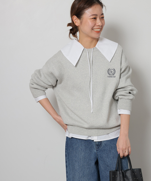 JOURNAL STANDARD relume(ジャーナルスタンダード レリューム)の「《追加 / 新色》ビッグカラーブラウス(シャツ/ブラウス・レディース・ブルー系その他/ホワイト・FREE)」の22枚目の写真