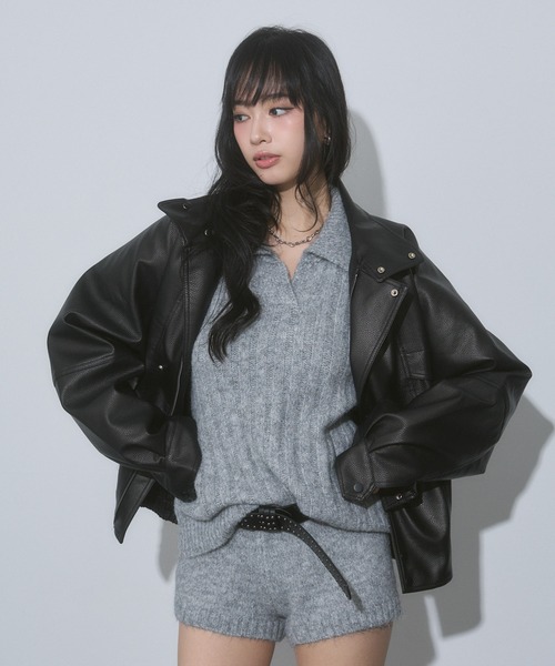 ENVYM（アンビー）の「コンパクト リブニット ショートパンツ（その他パンツ・レディース・ブラウン/ピンク/グレー・FREE）」の13枚目の写真