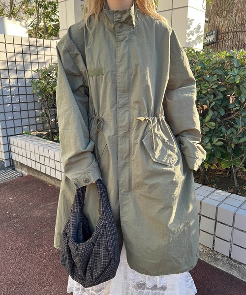 WC(ダブル シー)の「《一部店舗限定★》ミリタリーモッズコート(モッズコート・レディース・ブラック/カーキ・MEDIUM/LARGE)」の7枚目の写真