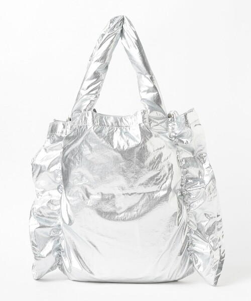 Ray BEAMS(レイビームス)の「HELOYSE / Candy Tote(トートバッグ・レディース・レッド/シルバー・ONE SIZE)」の4枚目の写真