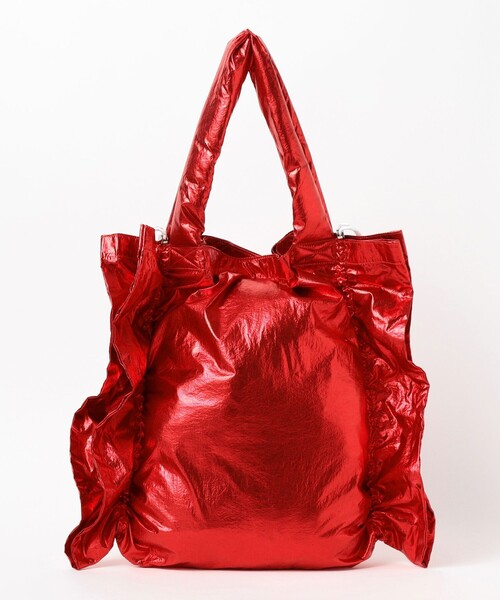 Ray BEAMS(レイビームス)の「HELOYSE / Candy Tote(トートバッグ・レディース・レッド/シルバー・ONE SIZE)」の9枚目の写真