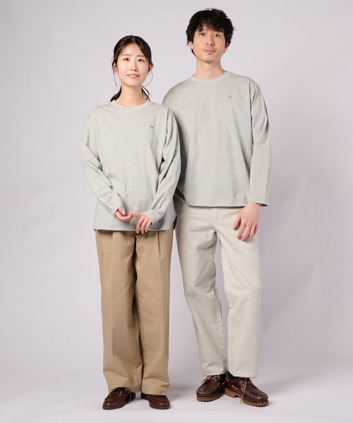 Arnold Palmer(アーノルドパーマー)の「シェア ラウンドヘム ロングスリーブTシャツ(Tシャツ/カットソー・レディース・ホワイト/ブラック/杢グレー/グリーン・S/M/L/LL/XS)」の12枚目の写真