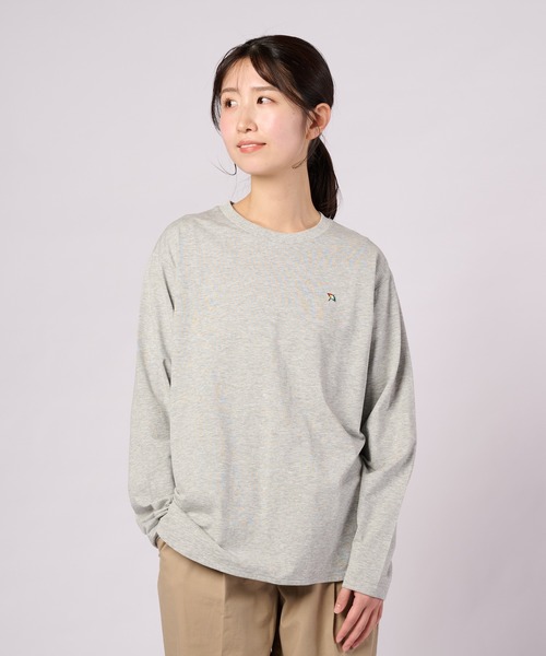 Arnold Palmer(アーノルドパーマー)の「シェア ラウンドヘム ロングスリーブTシャツ(Tシャツ/カットソー・レディース・ホワイト/ブラック/杢グレー/グリーン・S/M/L/LL/XS)」の21枚目の写真