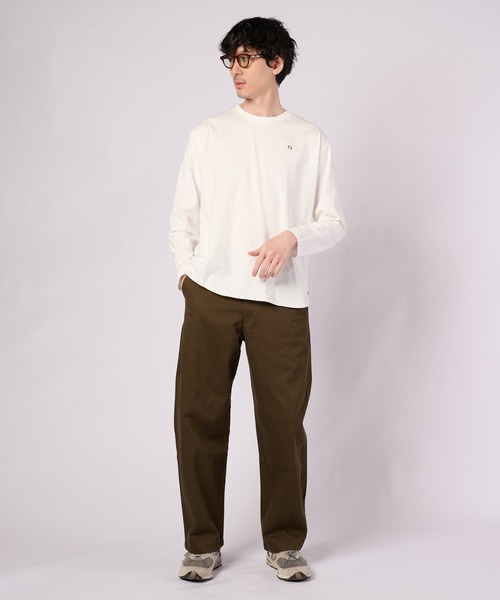 Arnold Palmer(アーノルドパーマー)の「シェア ラウンドヘム ロングスリーブTシャツ(Tシャツ/カットソー・レディース・ホワイト/ブラック/杢グレー/グリーン・S/M/L/LL/XS)」の15枚目の写真