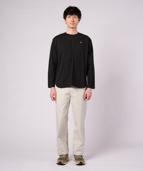 Arnold Palmer(アーノルドパーマー)の「シェア ラウンドヘム ロングスリーブTシャツ(Tシャツ/カットソー・レディース・ホワイト/ブラック/杢グレー/グリーン・S/M/L/LL/XS)」の19枚目の写真