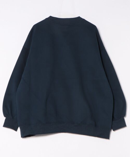 ANAP（アナップ）の「ベロア刺繍 オーバーサイズ スウェット プルオーバー（スウェット・レディース・ブラウン/ライトグレー/オレンジ/ネイビー・F）」の18枚目の写真