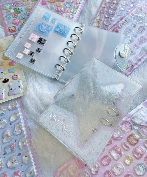 nini toys/ニニトイズ】≪MERING/メリング≫クリア6穴バインダー