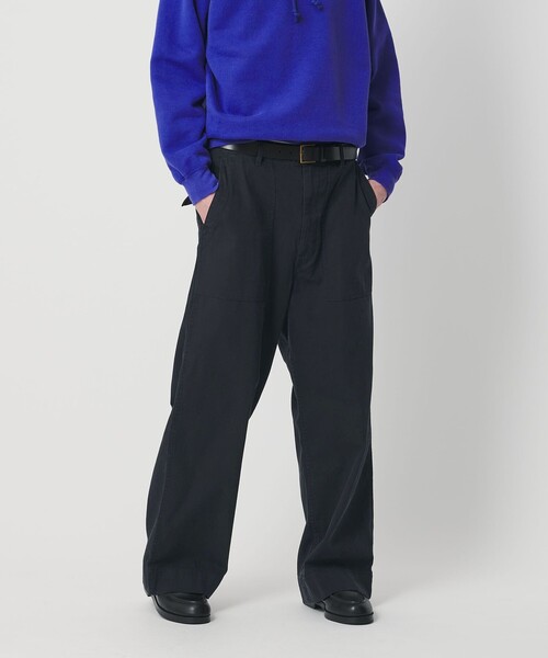 BEAUTY&YOUTH UNITED ARROWS(ビューティーアンドユースユナイテッドアローズ)の「ヘリンボーン ツイル ベイカーパンツ(カーゴパンツ・メンズ・オリーブ/ブラック・M/S/L/XL)」の2枚目の写真