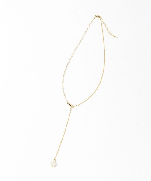 Andemiu（アンデミュウ）の「アシメパールY字ネックレス639531（ネックレス・レディース・シルバー/ゴールド・FREE）」の6枚目の写真